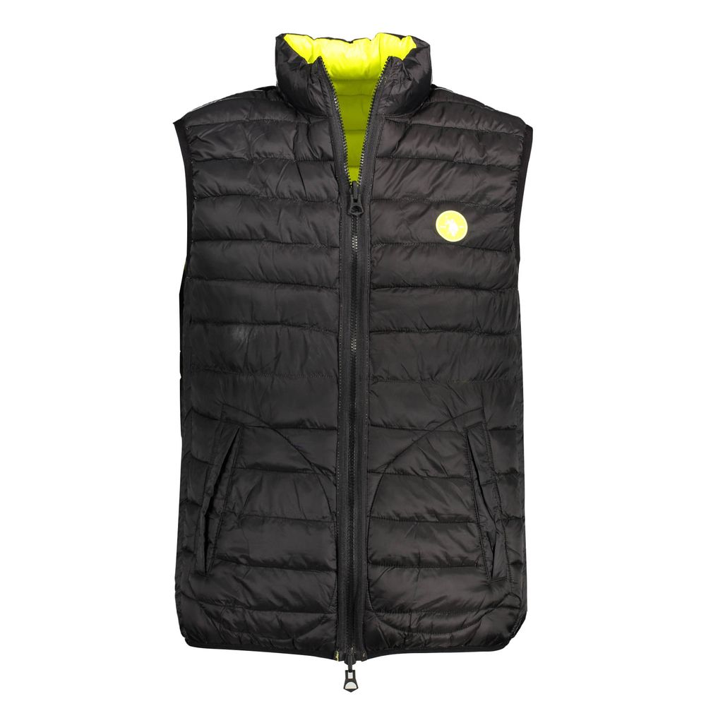 Yellow Nylon Men Jacket