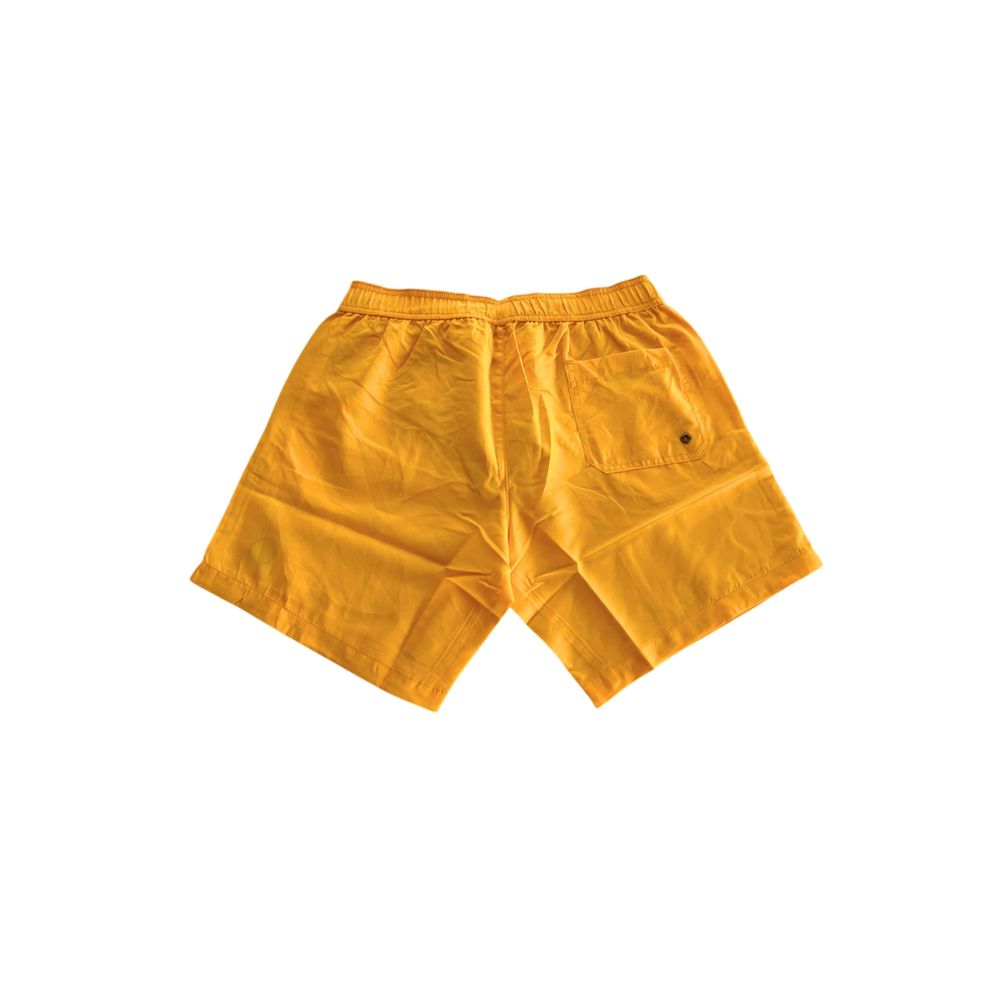 Yellow Polyester Swimwear