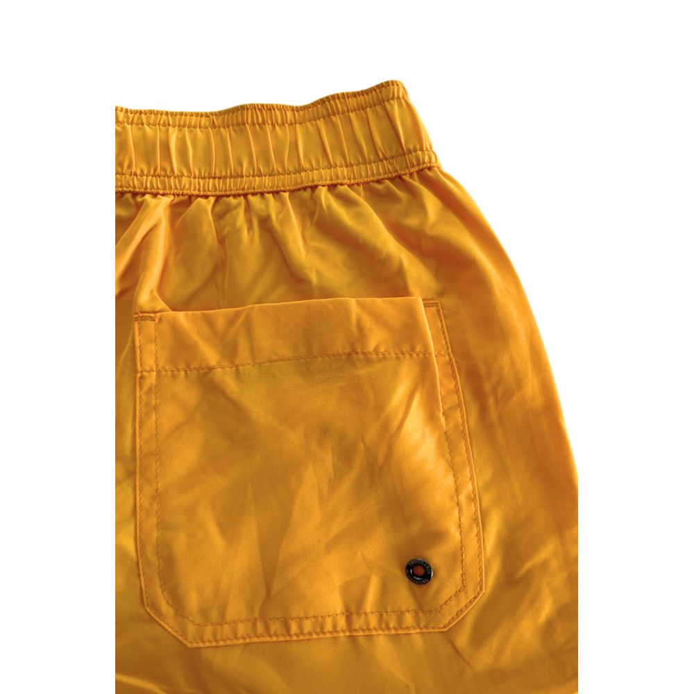 Yellow Polyester Swimwear